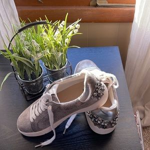 White House Black Market jeweled sneakers - size 7.5